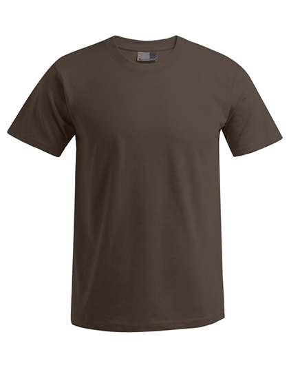 T-shirt Klasyczny Bawelniany E3000 - Brown