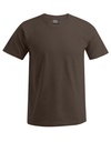 T-shirt Klasyczny Bawełniany E3000 - Brown
