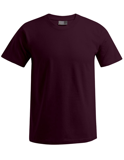 T-shirt Klasyczny Bawelniany E3000 - Burgundy