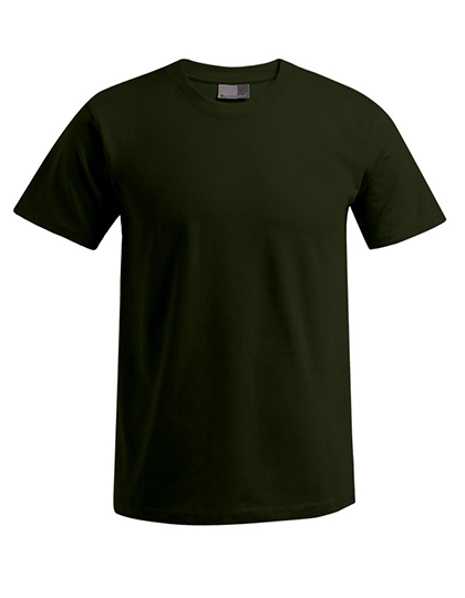 T-shirt Klasyczny Bawelniany E3000 - Khaki