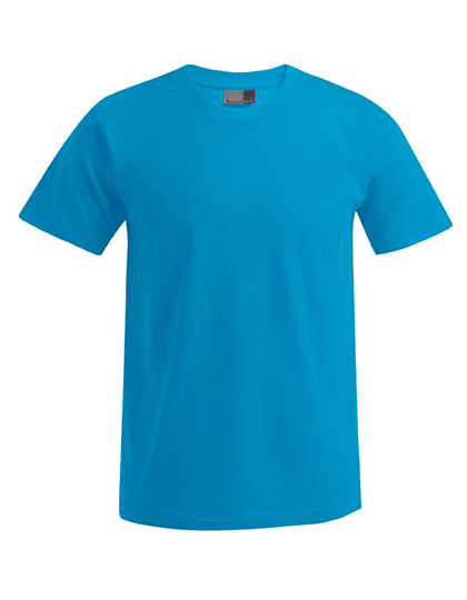 T-shirt Klasyczny Bawelniany E3000 - Turquoise