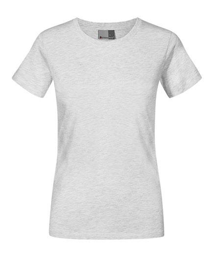 T-shirt Damski Slim Bawelniany E3005 - Ash (Heather)