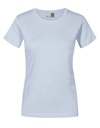 T-shirt Damski Slim Bawełniany E3005 - Baby Blue