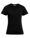 T-shirt Damski Slim Bawełniany E3005 - Black