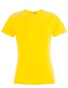 T-shirt Damski Slim Bawełniany E3005 - Gold