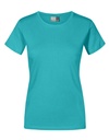T-shirt Damski Slim Bawełniany E3005 - Jade