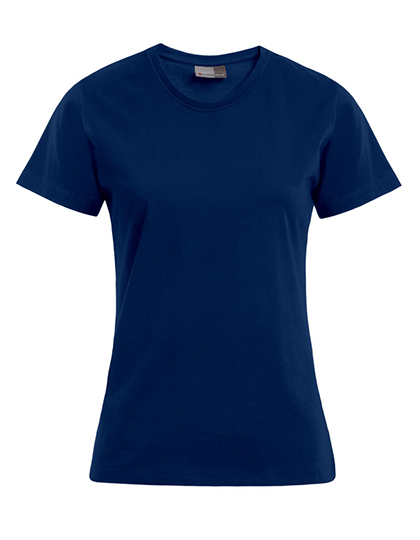 T-shirt Damski Slim Bawelniany E3005 - Navy