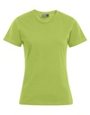 T-shirt Damski Slim Bawełniany E3005 - Wild Lime
