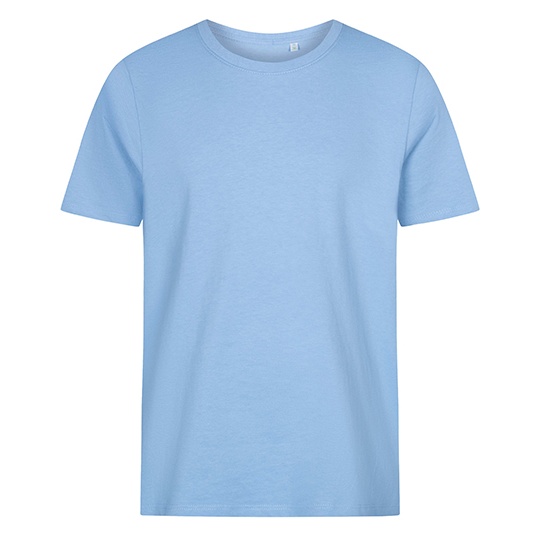 Koszulka Klasyczna Bawełna Organiczna E309 - Light Blue