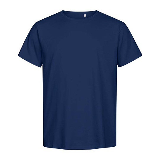 T-shirt Meski Klasyczny Bawelna Organiczna E3090 - French Navy