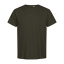 T-shirt Męski Klasyczny Bawełna Organiczna E3090 - Khaki