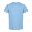 T-shirt Męski Klasyczny Bawełna Organiczna E3090 - Light Blue