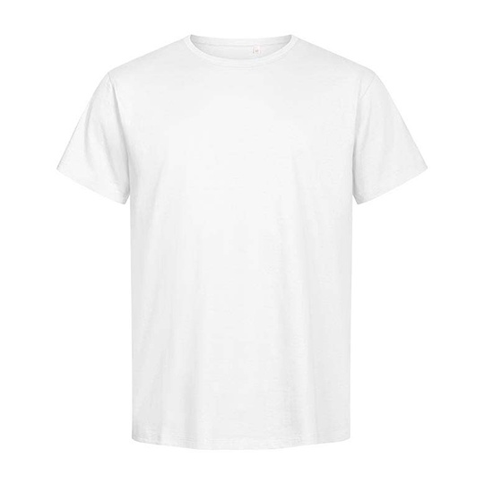 T-shirt Meski Klasyczny Bawelna Organiczna E3090 - White