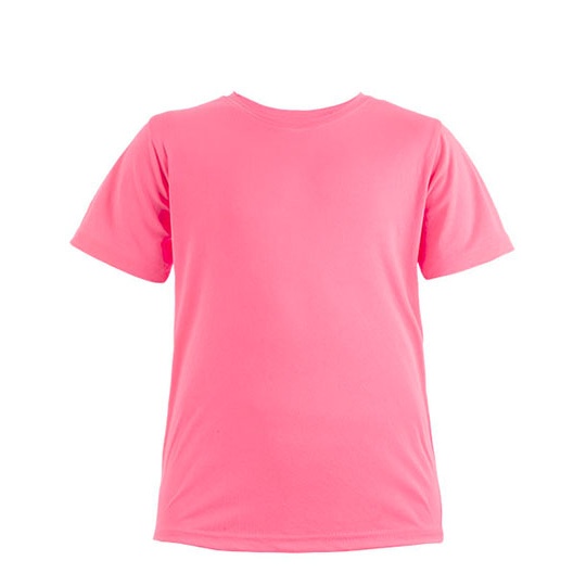 Koszulka funkcyjna dziecięca krótki rękaw E352 - Knockout Pink