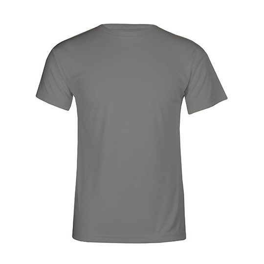 Koszulka Męska Klasyczna Termoaktywna Szybkoschnąca E3520 - Light Grey (Solid)