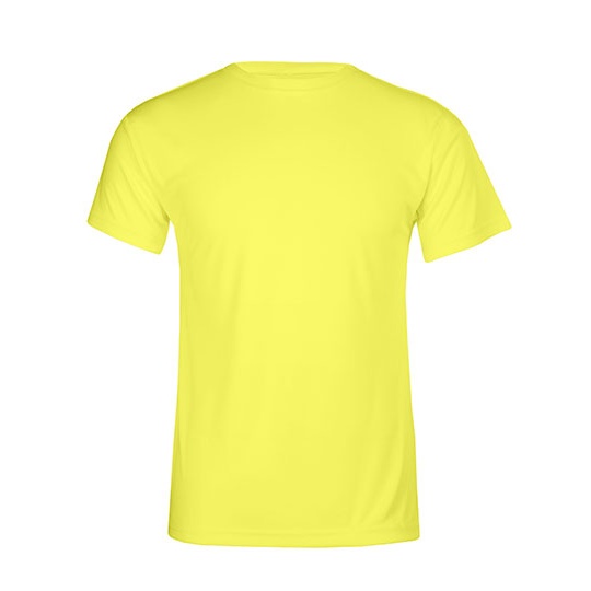 Koszulka Meska Klasyczna Termoaktywna Szybkoschnaca E3520 - Safety Yellow