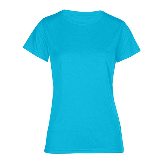 Damska koszulka termoaktywna z krótkim rękawem E3521 - Atomic Blue
