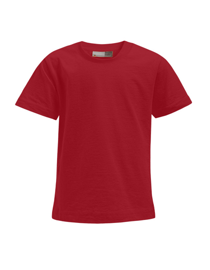 Koszulka Dziecieca Klasyczna Bawelniana E399 - Fire Red