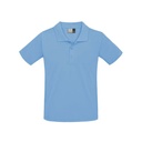 Polo Męskie Bawełniana Pika E4001 - Alaskan Blue