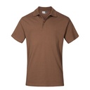 Polo Męskie Bawełniana Pika E4001 - Brown