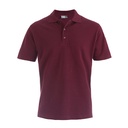 Polo Męskie Bawełniana Pika E4001 - Burgundy