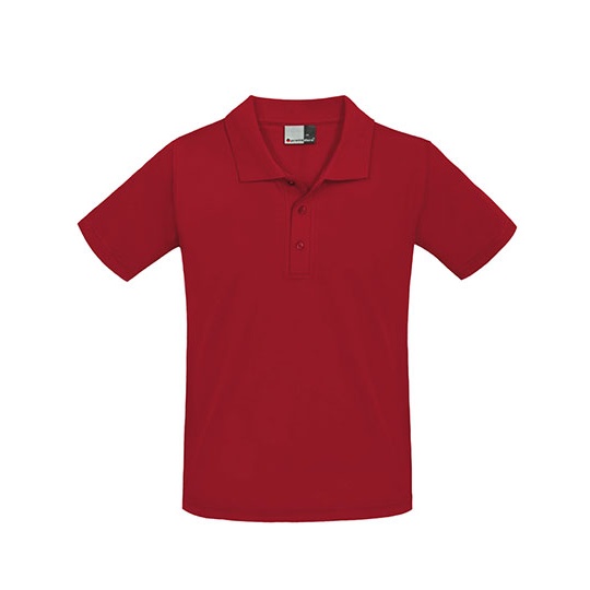 Polo Męskie Bawełniana Pika E4001 - Fire Red