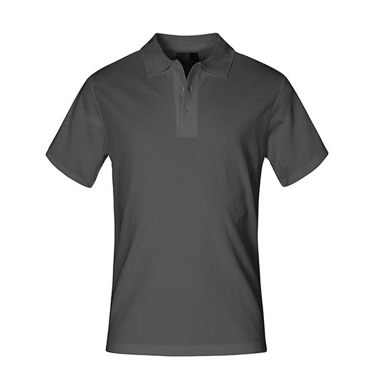 Polo Meskie Bawelniana Pika E4001 - Steel Grey (Solid)
