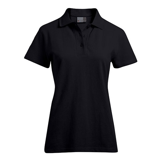 Koszulka Polo Damska Slim Bawelniana Pika E4005F - Black
