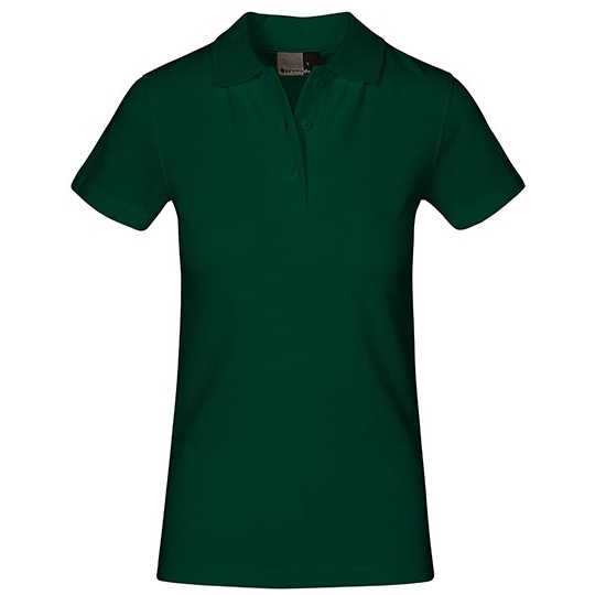 Koszulka Polo Damska Slim Bawelniana Pika E4005F - Forest