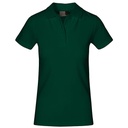 Koszulka Polo Damska Slim Bawełniana Pika E4005F - Forest