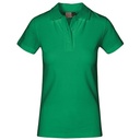 Koszulka Polo Damska Slim Bawełniana Pika E4005F - Kelly Green