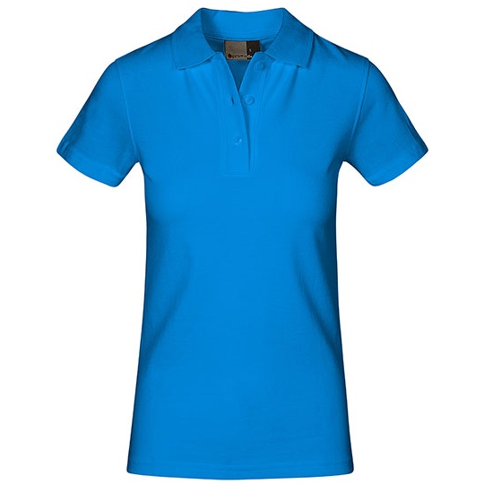 Koszulka Polo Damska Slim Bawelniana Pika E4005F - Turquoise