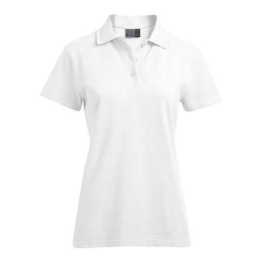 Koszulka Polo Damska Slim Bawelniana Pika E4005F - White