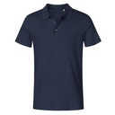 Koszulka Polo Męska Bawełniana Dekatyzowana E4020 - Navy