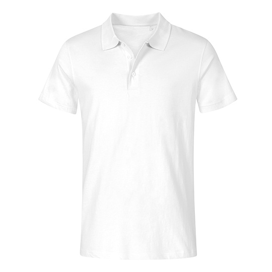 Koszulka Polo Meska Bawelniana Dekatyzowana E4020 - White
