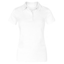 Koszulka Polo Damska Bawełniana Dekatyzowana E4025 - White
