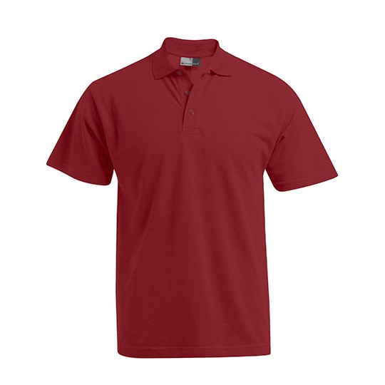 Koszulka Polo Meska Klasyczna Bawelniana Pika E4040 - Fire Red