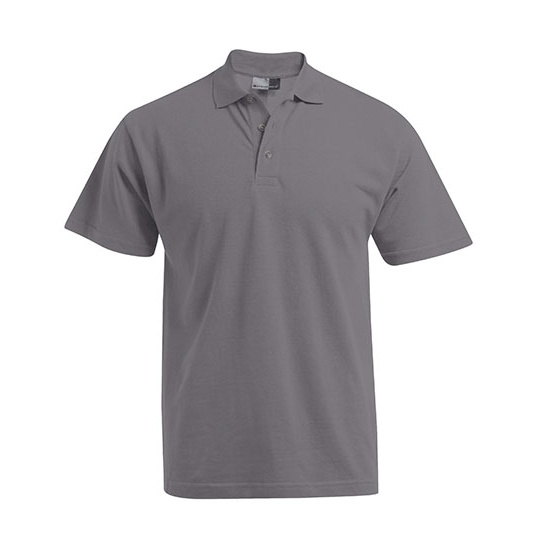 Koszulka Polo Meska Klasyczna Bawelniana Pika E4040 - New Light Grey (Solid)