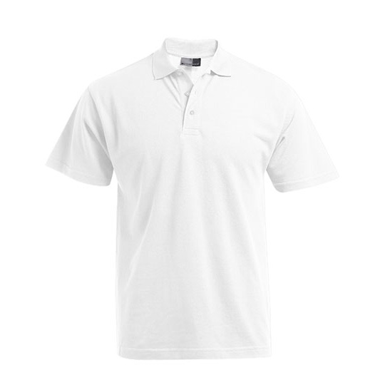 Koszulka Polo Meska Klasyczna Bawelniana Pika E4040 - White