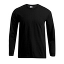 T-shirt Męski Klasyczny Czesana Bawełna E4099 - Black