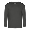 T-shirt Męski Klasyczny Czesana Bawełna E4099 - Charcoal (Solid)