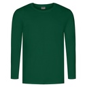T-shirt Męski Klasyczny Czesana Bawełna E4099 - Forest