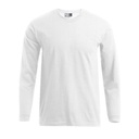 T-shirt Męski Klasyczny Czesana Bawełna E4099 - White
