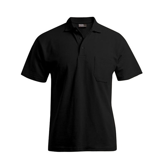 Koszulka Polo Męska Klasyczna Pique Bawełniana E4100 - Black