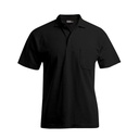 Koszulka Polo Męska Klasyczna Pique Bawełniana E4100 - Black