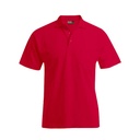 Koszulka Polo Męska Klasyczna Pique Bawełniana E4100 - Fire Red