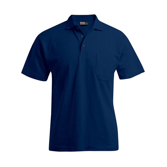 Koszulka Polo Męska Klasyczna Pique Bawełniana E4100 - Navy