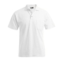 Koszulka Polo Męska Klasyczna Pique Bawełniana E4100 - White