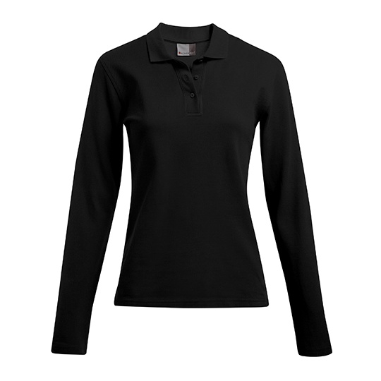 Damskie polo slim E4605 - Black