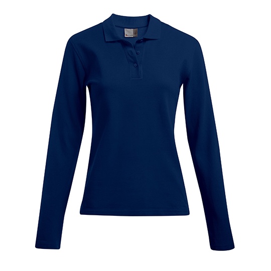 Koszulka Polo Damska Slim Bawełna Pika E4605 - Navy